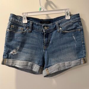 Banana Republic Distressed Blue Jean Shorts